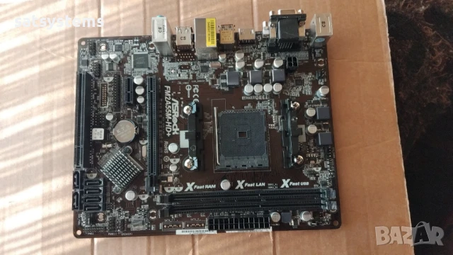 Дънна платка ASRock FM2A55M-HD+ Socket FM2, снимка 5 - Дънни платки - 50578447