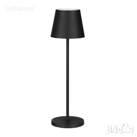 Настолна LED Лампа 3W Димиране Черна Презареждане