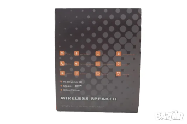 Елегантна Bluetooth колонка с USB и SD слот за карта памет Jembe BT, снимка 5 - Bluetooth тонколони - 48095115