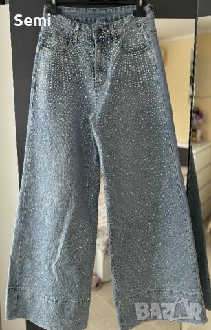 Дамски дънки с камъни