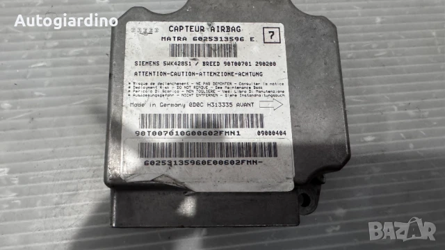 Airbag модул / сензор / датчик зa Renault Espace - 6025313596, снимка 2 - Части - 51423355
