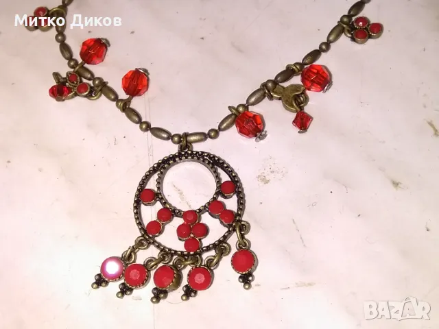 Taramanda марково ново колие с камъчета от Тайланд с кутия, снимка 2 - Колиета, медальони, синджири - 48551040