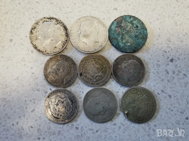ЛОТ СРЕБЪРНИ МОНЕТИ 1882-1912, снимка 4 - Нумизматика и бонистика - 53154610