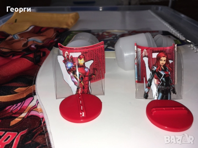 Коледни чорапчета с играчки на Kinder и Zaini от Италия. Iron Man, Mickey Mouse, Donald Duck, Marvel, снимка 2 - Други - 52635919