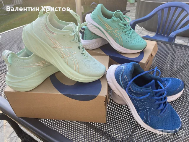 маратонки Asics номера 37,5 и 38см ,стелки 23,5см и 24см,като нови
