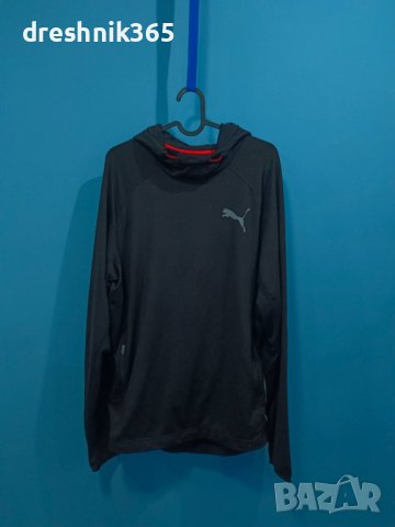 PUMA Спортен тънък Суичър/Мъжки М, снимка 1 - Спортни дрехи, екипи - 41546207