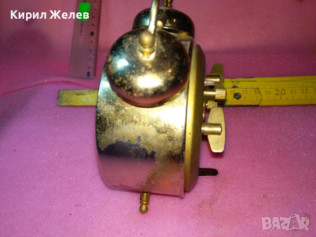 SHANGHAI CHINA Стар РЯДЪК КОЛЕКЦИОНЕРСКИ РЕТРО МЕХАНИЧЕН КИТАЙСКИ БУДИЛНИК ШАНХАЙ 30516, снимка 11 - Антикварни и старинни предмети - 44549024