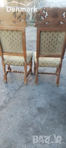  Столове,дърворезба 2 броя , снимка 4 - Столове - 47412016