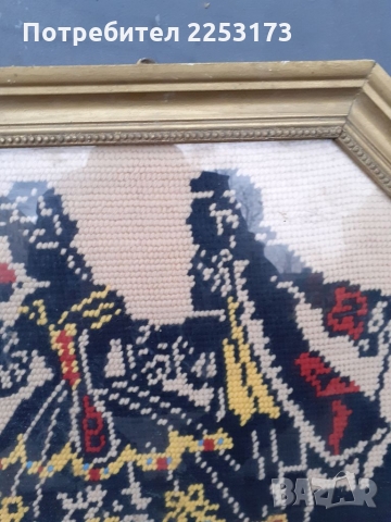 Ръчен гоблен на тема,,Танц на благородници в Австрия,,, снимка 2 - Гоблени - 36092693