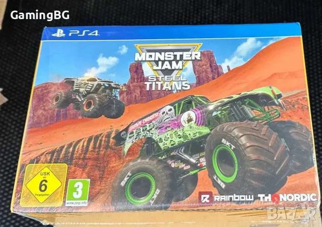 нова Monster Jam Steel Titans Collector' Edition играчка в кутията PS4