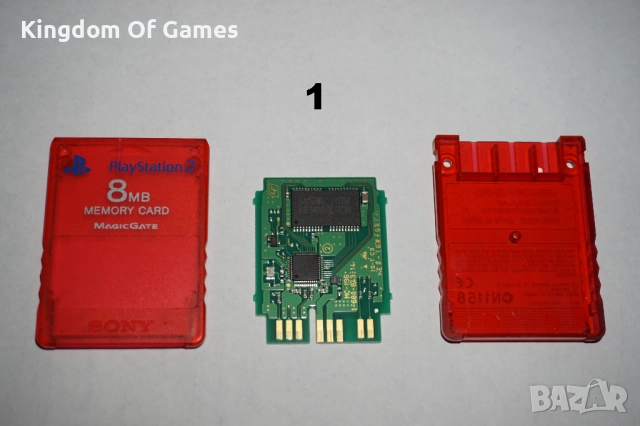4 Оригинални Мемори Карти PS2 8MB/Mad Catz 8MB/64MB Memory Card/Оригинален AV Кабел за PS1 и PS2/ , снимка 4 - Аксесоари - 52889432