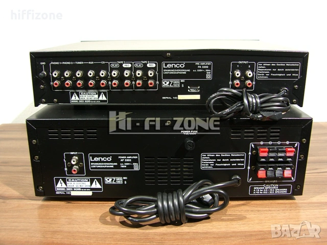 Комплект  Lenco pa-3202 / af-3302 , снимка 8 - Ресийвъри, усилватели, смесителни пултове - 53681861
