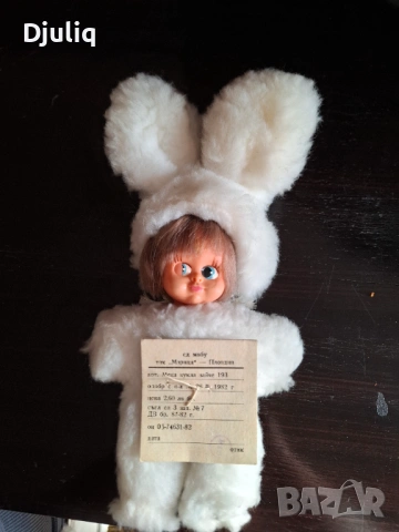 Соц мека кукла зайче с етикет