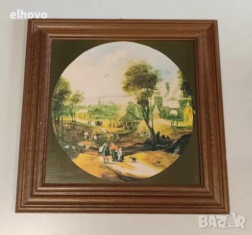 Картина/принт в дървена рамка, пролет#3, снимка 3 - Антикварни и старинни предмети - 48889806