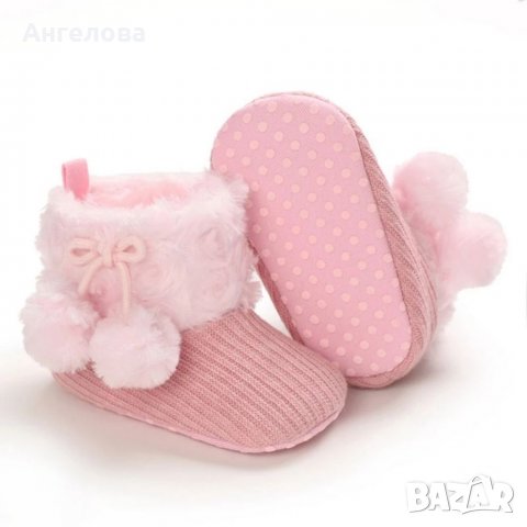 Бебешки ботушки с мека подметка 0-6м и 6-12м , снимка 9 - Бебешки боти и ботуши - 34608024