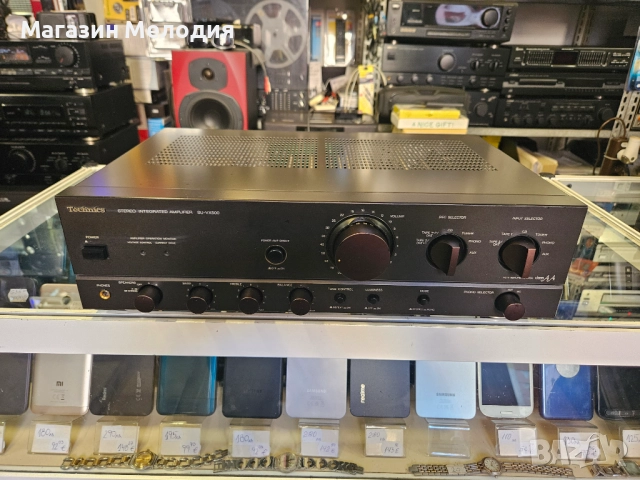 Усилвател Technics SU-VX500 Две по 100 вата. В перфектно техническо и много добро визуално състояние, снимка 2 - Ресийвъри, усилватели, смесителни пултове - 52811119