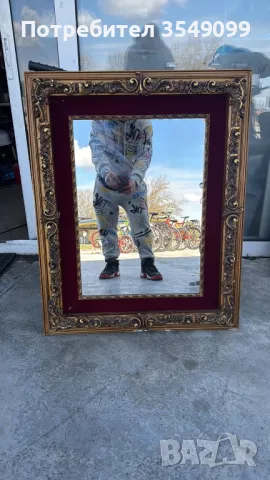 Старинно огледало барок, снимка 1