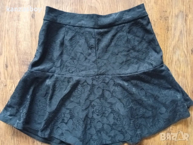 Falda Negra Desigual - дамска пола р-р L, снимка 7 - Поли - 53574357