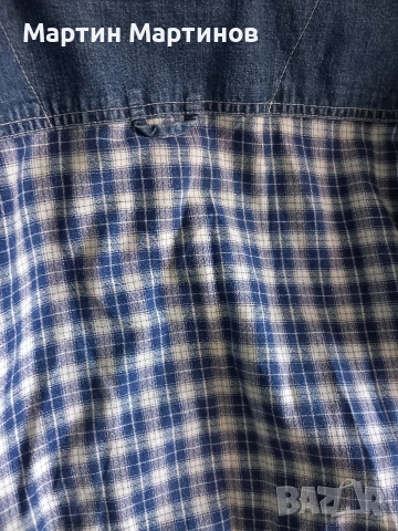 Нова Мъжка Дънкова Риза - CROSS, снимка 4 - Ризи - 53811185