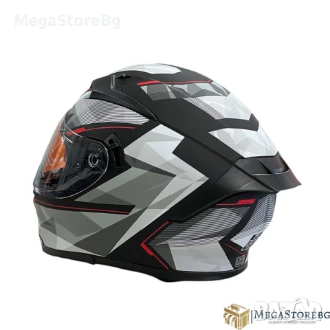 Каска за мотор 108 - размер XL - Matt Black/Red, снимка 4 - Аксесоари и консумативи - 50576784