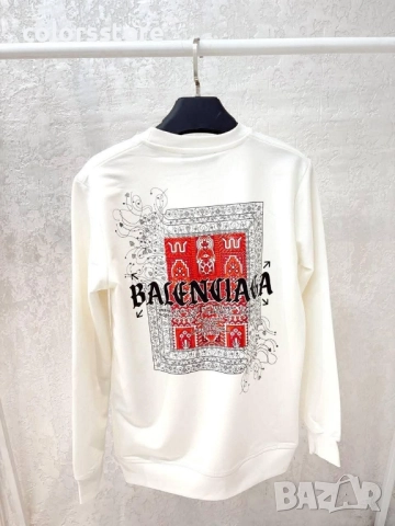 Мъжка блуза с дълъг ръкав Balenciaga/IM82x, снимка 2 - Блузи - 51654505