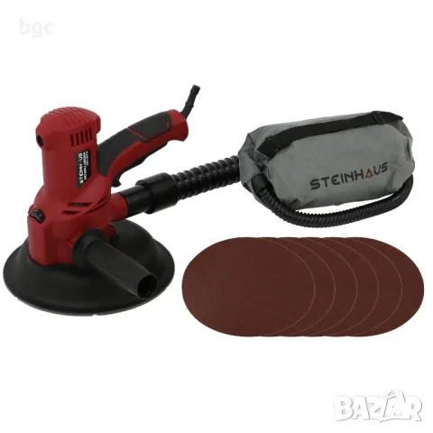 Шлайф машина за стени, тавани и гипскартон Steinhaus PRO-DS Серия, 710W, Телескопична, 230 мм