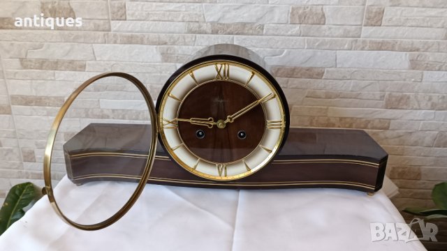 Стар каминен часовник - Dugena - Swiss Made - Антика - 1960"г., снимка 6 - Антикварни и старинни предмети - 40920084