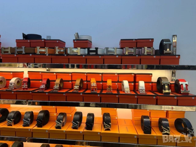 колани от естествена кожа в кутия louis vuitton hermes gucci guess celine chanel prada , снимка 5 - Колани - 50693657