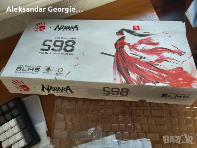 Механична клавиетура Bloody Naraka S98