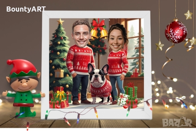 Коледни карикатури с предварителна заявка! Промо цена!, снимка 2 - Коледни подаръци - 52044507