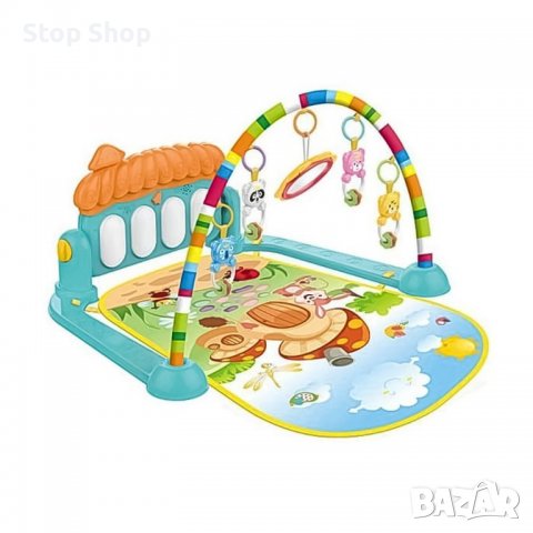 Подложка за игра Новородено Бебе Прохождащо Дейност Игра Фитнес Зала Пиано Фитнес Постелка , снимка 4 - Музикални играчки - 39303280