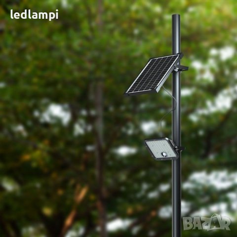 Соларен LED Прожектор 30W Сензор IP65, снимка 13 - Соларни лампи - 41677518
