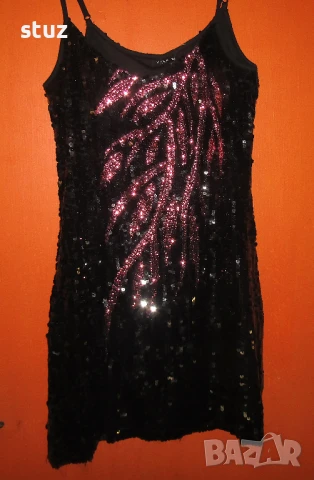 Ефирна Топ рокля, черна, снимка 4 - Рокли - 50851941