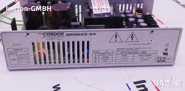 Condor GPM225-24 Power Supply 225W 24V 9.4 A, P/N: GPM225-24, снимка 4 - Друга електроника - 39753002