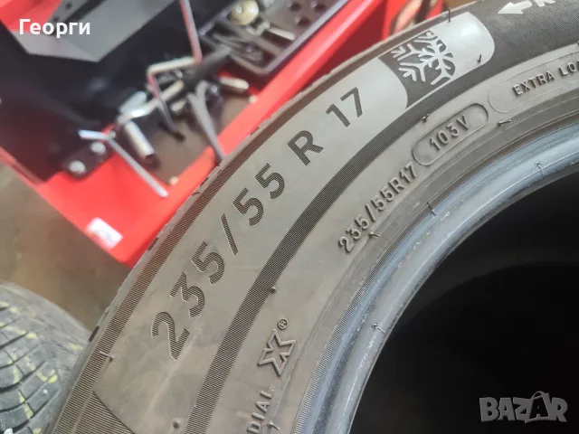 4бр.зимни гуми 235/55/17 Michelin, снимка 4 - Гуми и джанти - 56140877