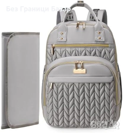 Нова Мултифункционална чанта-раница за бебе, лека с много отделения