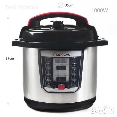 Мултикукър под налягане Lexical LPC-3320 6L/8L, снимка 2 - Мултикукъри - 52450263