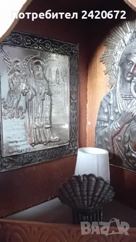 стар домашен иконостас, снимка 1