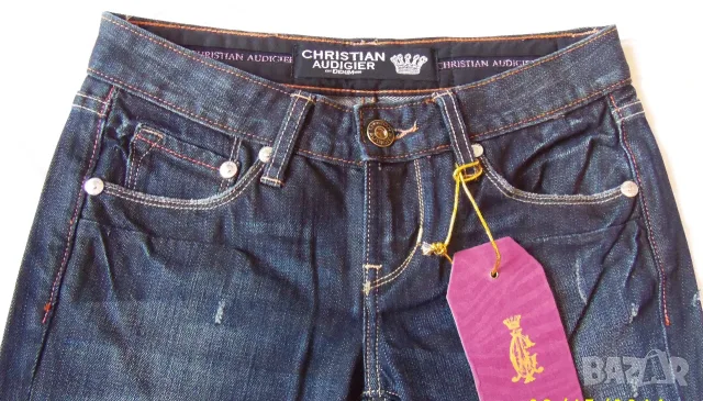 Christian Audigier оригинални дамски дънки, снимка 6 - Дънки - 55714931