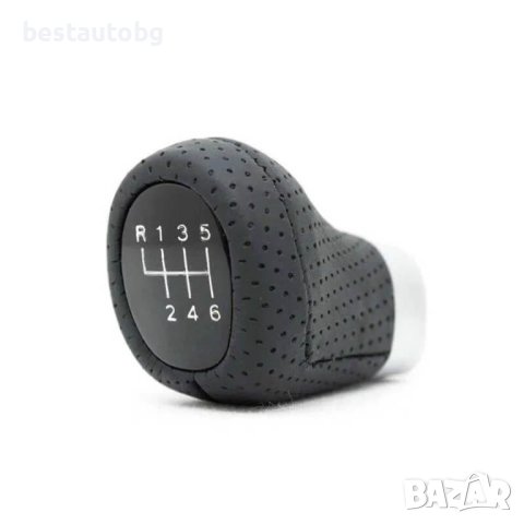 Топка за скоростен лост за BMW перфорирана кожа с 6 скорости - Черна, снимка 3 - Аксесоари и консумативи - 42591530