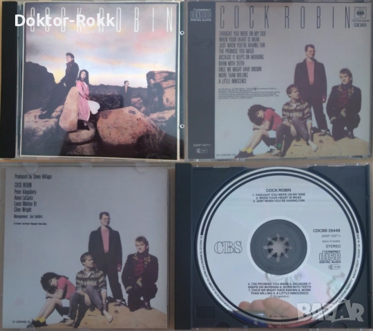 Crowded House + Cutting Crew + Cock Robin – оригинални дискове, снимка 4 - CD дискове - 53181557
