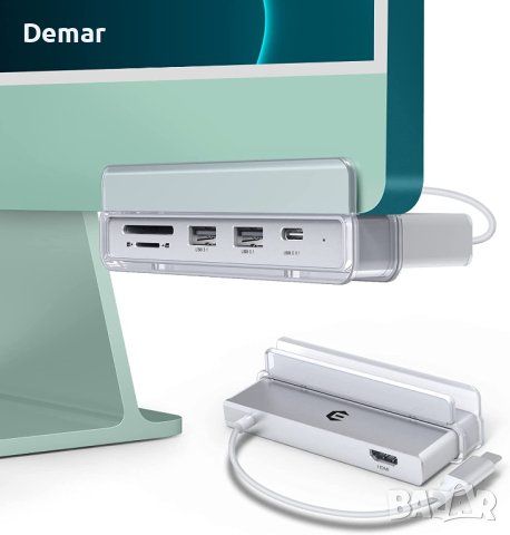 USB C адаптер за хъб за iMac 24 инча 2021 г. с 4K HDMI