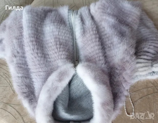 яке с естествен косъм норка M L налична, снимка 3 - Якета - 49429510