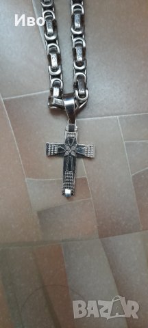 Ланец от медицинска стомана , снимка 2 - Колиета, медальони, синджири - 36723544