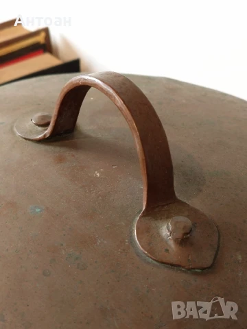 старинен меден котел 15 литра , снимка 8 - Други - 50536816