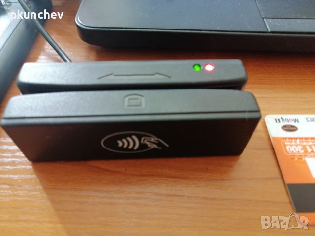 USB четец за карт магнитни и безконтактни RFID, снимка 3 - Друга електроника - 40971387