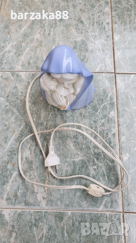 Порцеланова Лампа, снимка 2 - Настолни лампи - 51904658