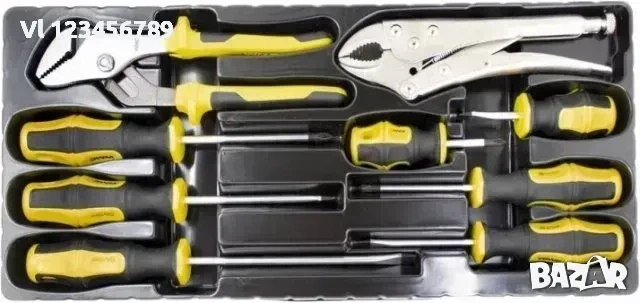 Метален куфар с инструменти 60ч. WMC , снимка 3 - Куфари с инструменти - 53833076