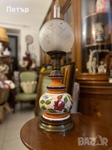 Старинни италиански лампи, снимка 8 - Настолни лампи - 52509870