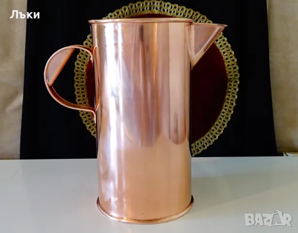 Медна кана за вино 5 литра,чиста червена мед. , снимка 4 - Антикварни и старинни предмети - 50143662